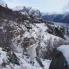 зима в Норвежской деревне