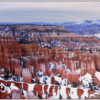 Вечер. Bryce Canyon.