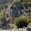 Руины античного города Мира