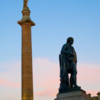 В лучах заходящего солнца