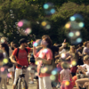 Флешмоб- мыльные пузыри