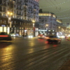 Новогодняя,вечерняя улица
