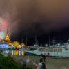 Площадь перед морпортом Сочи.