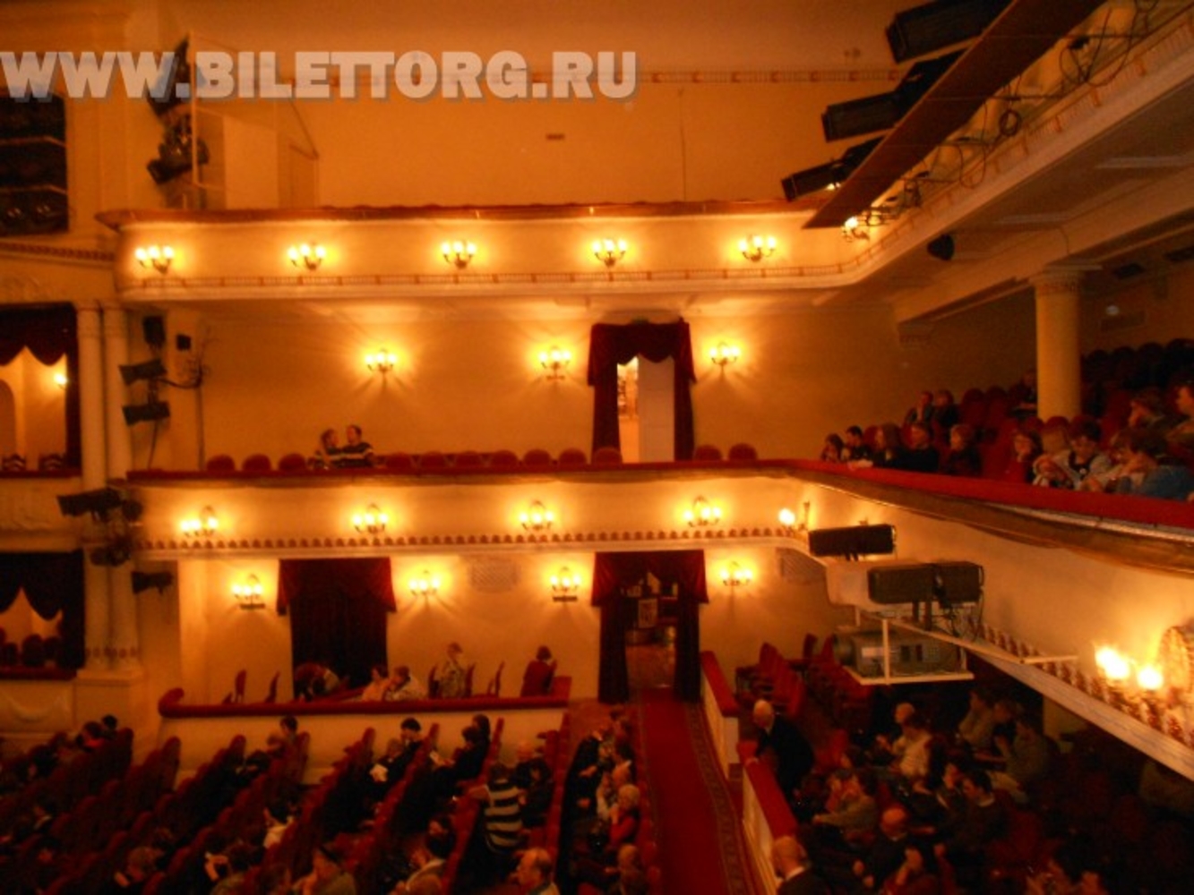 театр пушкина основная сцена схема зала