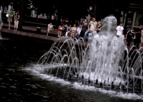 фонтан в городе Воронеж