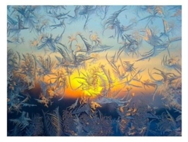 мороз рисует на стекле