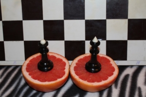 грейпфрут и шоколадные шахматы