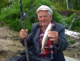 прадедушка - рыболов