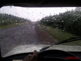 поездка в дождь