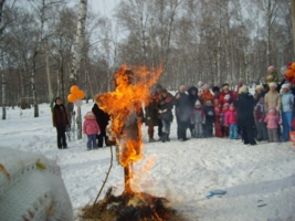 Сжигание масленицы