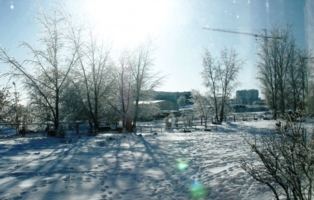 вот так зимой перед школой!))