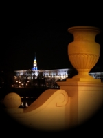 На мосту, ночь, Минск