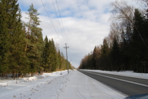 долгая дорога холодной зимой