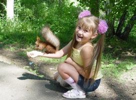 моя доча с парке