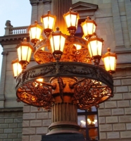 Освещение Пражской Филармонии