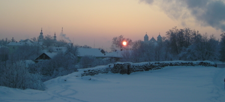 Морозный вечер в Новогрудке