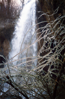 Водопад Уркуста в марте