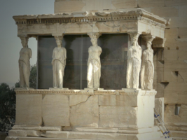 кариатиды храма Эрехтейона 