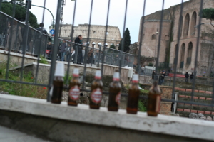 Попить пиво с видом на Колизей!
