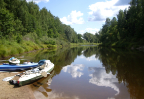 Керженец. Байдарки.