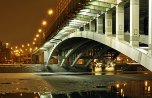 зимний мост