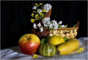 Натюрморт с овощами и фруктами 2