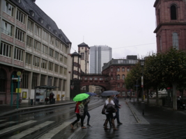 Дождь в Германии.