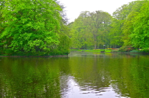 Весенний пруд в  Кюкенхофе.