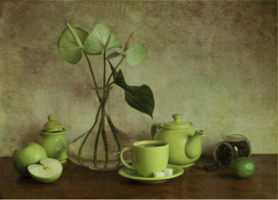 Зеленый чай...