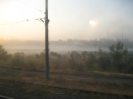 туман под Волгоградом