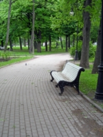 тихо в парке