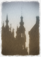 Непогода в старом городе