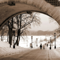 Зимой в Царицыно