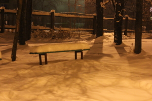 Одинокий зимний вечер