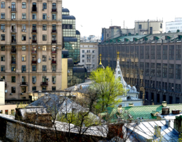Взгляд на московские крыши