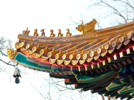 На крыше храма Юнхегун
