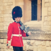 Guard at the Tower of London