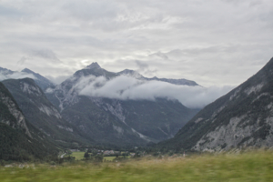 Облака в Альпах