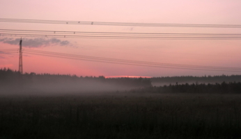 Восход в тумане