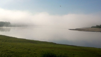 Туман на реке Чулым