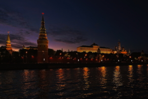 Огоньки на Москве-реке.