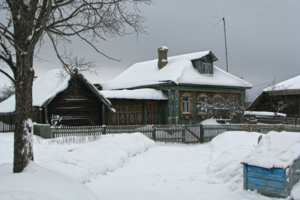 Зимой в деревне