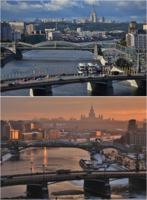 Москва, река и Воробьевы горы...