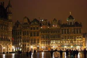 Ночь над Брюсселем.