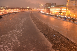 Ледяная дорога.