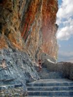 скальный монастырь. Греция