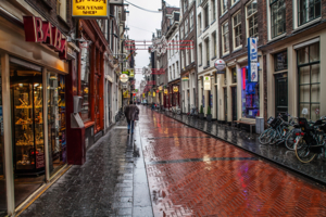Мокрый от слёз Амстердам...