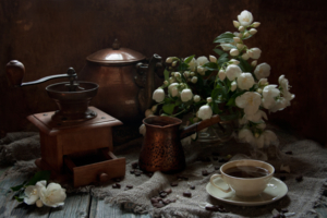 Кофе с ароматом жасмина