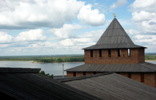 Крыша крепостной башни