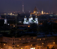 Петербург из окна гостиницы